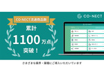 BtoB受発注システム「CO-NECT」、流通商品数が累計1100万点を突破