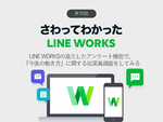 LINE WORKSの進化したアンケート機能で、「今後の働き方」に関する従業員調査をしてみる