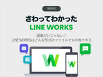 画像だけじゃない！　LINE WORKSはどんな形式のファイルでも共有できる