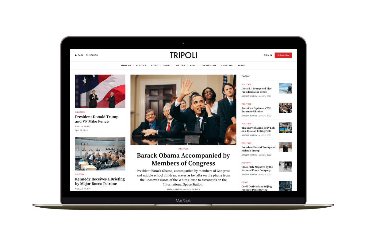 Tripoli - A Modern Ghost Theme for News & Magazine Websites