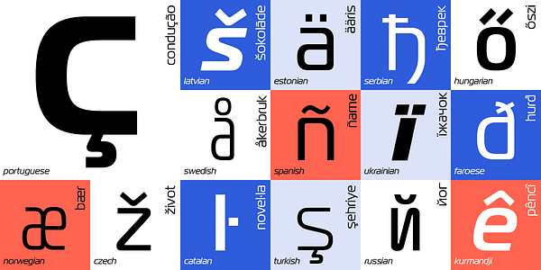 Card displaying Magistral typeface in various styles