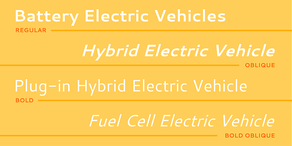 Card displaying Cantarell typeface in various styles