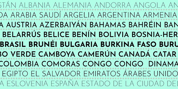 Card displaying Josefin Sans typeface in various styles