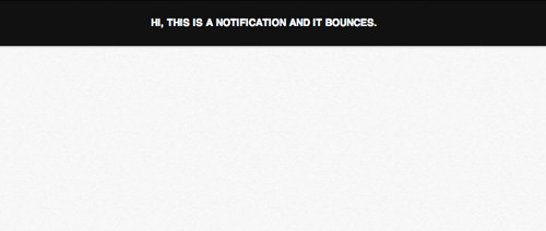 Basic Styles of CSS3 Notification Bar