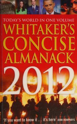 Cover of: Whitaker's Concise Almanack 2012 by Whitaker's, Whitaker's