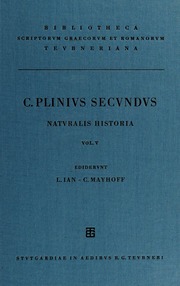 Cover of edition cplinisecundinat0000plin_i9n7