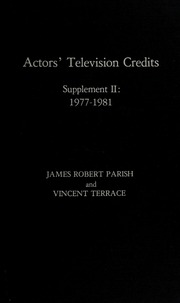 Cover of edition actorstelevision0000pari_v7o2