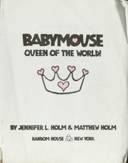 Cover of edition babymousequeenof00holm