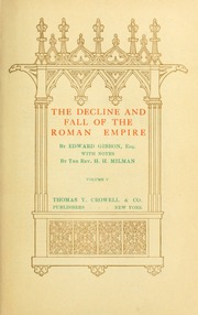 Cover of edition declineandfallof05gibb