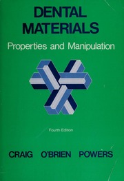 Cover of edition dentalmaterialsp0000crai