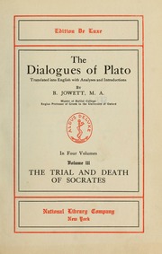 Cover of edition dialoguesofpla03plat