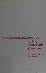 Cover of edition europeinsixteent00koen