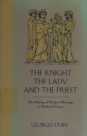 Cover of edition knightladypriest0000duby_x8w0