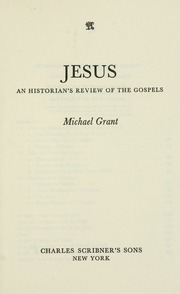 Cover of edition jesushistoriansr00gran