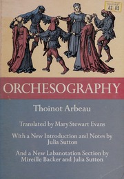 Cover of edition orchesography0000arbe