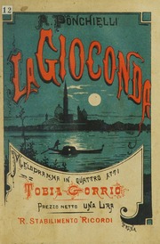 Cover of edition lagiocondamelodr00boit