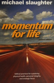 Cover of edition momentumforlifeb0000slau