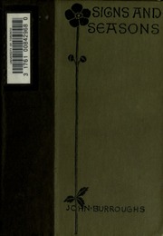 Cover of edition signsseasons00burruoft