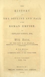 Cover of edition romanempire06gibbuoft