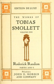 Cover of edition workssmollett01smol