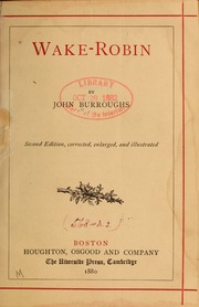 Cover of edition wakerobi00burr