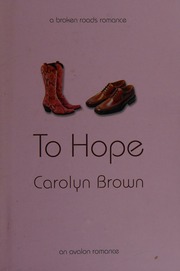 Cover of edition tohope0000brow_c7s9