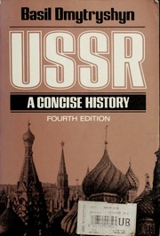 Cover of edition ussrconcisehisto00dmyt