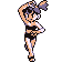 Misty's sprite in Pokémon Red and Blue