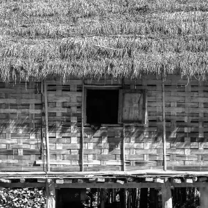 Window of thatched house