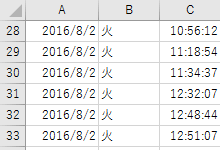 曜日と時間帯の比率を指定できる日時ジェネレータ（ExcelVBA）