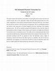 Research paper thumbnail of “Starting Over: The Automated Payment Transaction Tax”, Milken Institute Review- Journal of Economic Policy, First Quarter, 2001.