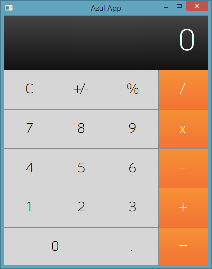 Composing widgets via functions in the Azul GUI toolkit