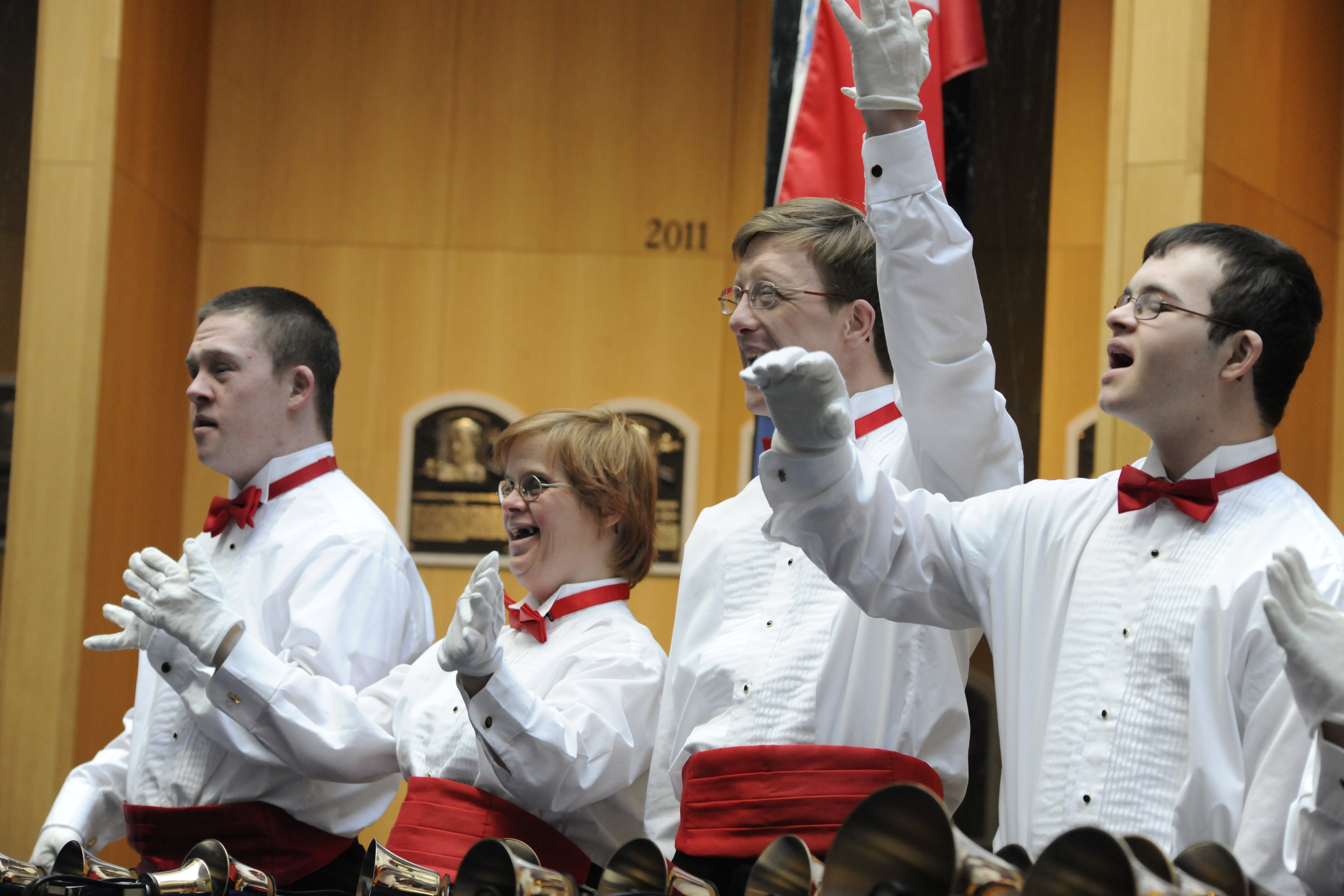 Pathfinder Bell Choir performance.