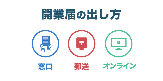 開業届の提出方法・出し方（個人事業主）