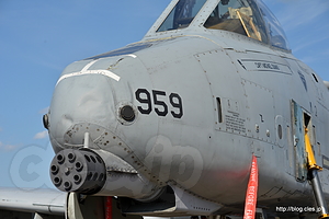 A-10 Thunderbolt II （OS 81-0959） へこみのある機首 - 横田基地日米友好祭 2015 の米軍機