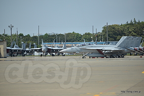 駐機場に並ぶ F/A-18E - NAF Atsugi Spring Festival 2016 （地上展示編）