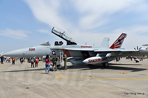 EA-18G Growler （168893/NF500） - NAF Atsugi Spring Festival 2017 にいってきた