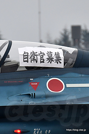 F-2B（33-8117）タキシング「自衛官募集」 - 外来機の帰投（入間基地航空祭 2019）