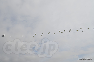 C-1 からの空挺降下 - 入間と言えば C-1 （入間基地航空祭 2019）