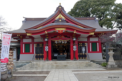 拝殿 - 品川神社