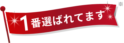 1番選ばれてます