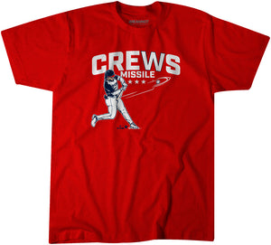 Dylan Crews Missile Shirt, Washington - MiLB Players - BreakingT