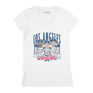 Los Angeles Baseball: World Champions Caricatures