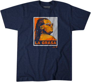 Framber Valdez: La Grasa Shirt, Houston - MLBPA Licensed - BreakingT