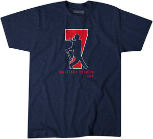 Masataka Yoshida: 7 Number Silo Shirt - MLBPA Licensed - BreakingT