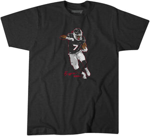 Bijan Robinson Superstar Pose - NFLPA Licensed - BreakingT