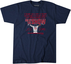 Ronald Acuña Jr.: Enjoy the Show Shirt, Atlanta - MLBPA - BreakingT