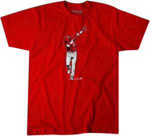 Elly De La Cruz: Home Run Dab Shirt, Cincinnati - MLBPA - BreakingT