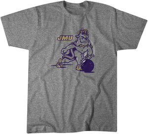 JMU Football: Bowling Dukes Adult T-Shirt