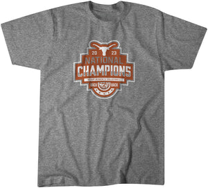 Texas Volleyball: 2023 National Champions Logo Adult T-Shirt